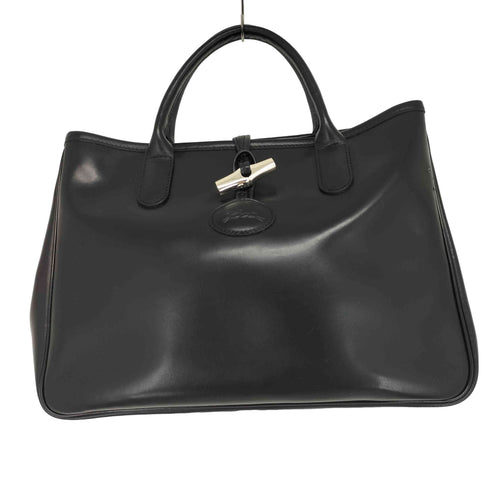 ロンシャン LONGCHAMP フィルムコーティングレザー ロゾハンドバック レディース