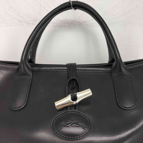 ロンシャン LONGCHAMP フィルムコーティングレザー ロゾハンドバック レディース