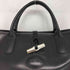 ロンシャン LONGCHAMP フィルムコーティングレザー ロゾハンドバック レディース
