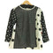 ヒロココシノ HIROKO KOSHINO TRUNK ドット 七分袖 シアーカットソー レディース JPN:38