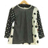 ヒロココシノ HIROKO KOSHINO TRUNK ドット 七分袖 シアーカットソー レディース JPN:38