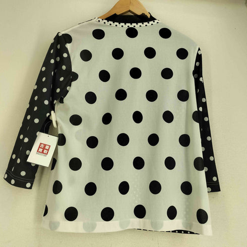 ヒロココシノ HIROKO KOSHINO TRUNK ドット 七分袖 シアーカットソー レディース JPN:38