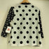 ヒロココシノ HIROKO KOSHINO TRUNK ドット 七分袖 シアーカットソー レディース JPN:38
