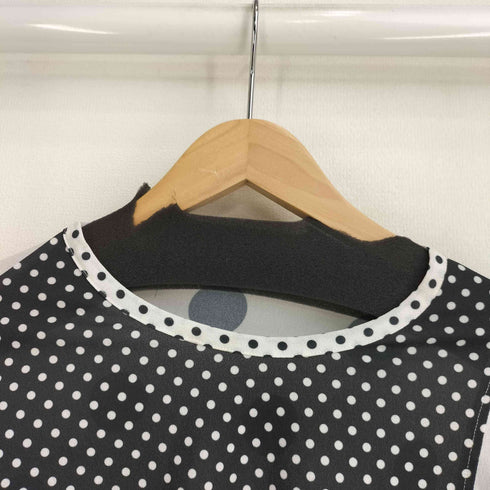 ヒロココシノ HIROKO KOSHINO TRUNK ドット 七分袖 シアーカットソー レディース JPN:38