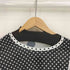 ヒロココシノ HIROKO KOSHINO TRUNK ドット 七分袖 シアーカットソー レディース JPN:38