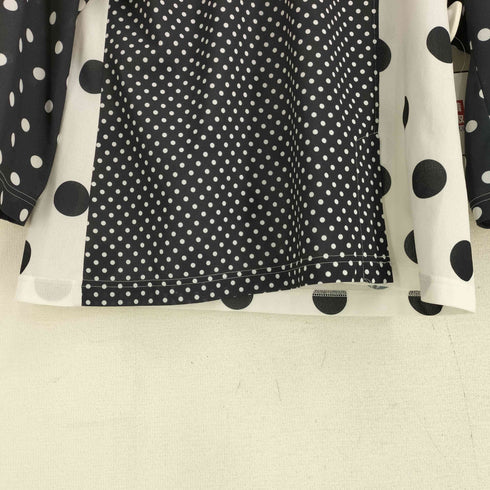 ヒロココシノ HIROKO KOSHINO TRUNK ドット 七分袖 シアーカットソー レディース JPN:38