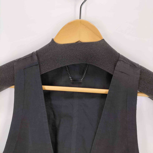 コスチュームナショナル CoSTUME NATIONAL イタリア製 ナイロンシルク混 ベスト メンズ JPN:44