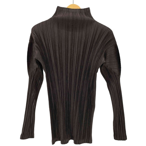 イッセイミヤケ ISSEY MIYAKE 98AW archive 立体裁断 ボトルネック プリーツ ロングスリーブ カットソー レディース JPN:M