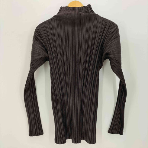 イッセイミヤケ ISSEY MIYAKE 98AW archive 立体裁断 ボトルネック プリーツ ロングスリーブ カットソー レディース JPN:M