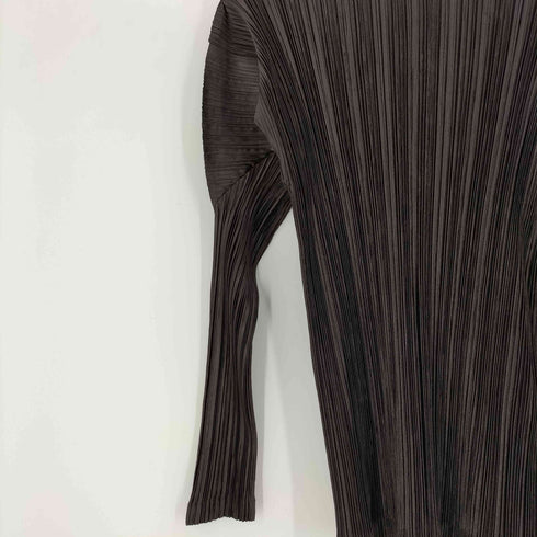 イッセイミヤケ ISSEY MIYAKE 98AW archive 立体裁断 ボトルネック プリーツ ロングスリーブ カットソー レディース JPN:M