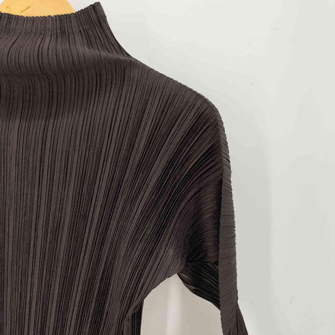 イッセイミヤケ ISSEY MIYAKE 98AW archive 立体裁断 ボトルネック プリーツ ロングスリーブ カットソー レディース JPN:M
