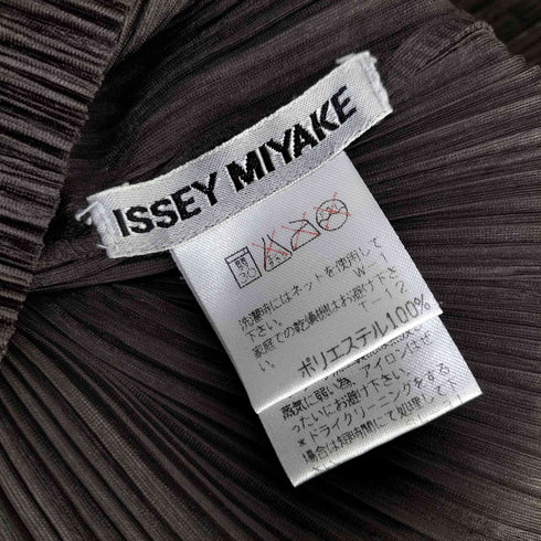 イッセイミヤケ ISSEY MIYAKE 98AW archive 立体裁断 ボトルネック プリーツ ロングスリーブ カットソー レディース JPN:M
