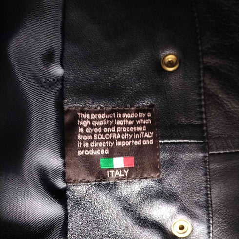 イタリア製 羊革 ジャケット レディース import:M