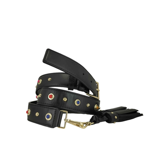 ケイトスペードニューヨーク kate spade NEW YORK タッセル付きストラップ メイクイットマイン ストーンスタッズ付きショルダーストラップ レディース