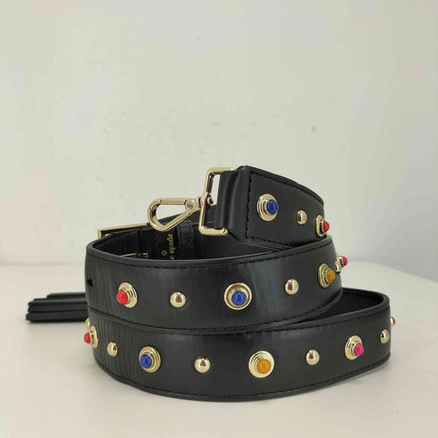 ケイトスペードニューヨーク kate spade NEW YORK タッセル付きストラップ メイクイットマイン ストーンスタッズ付きショルダーストラップ レディース