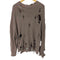 ザラ ZARA ダメージ加工 ニット メンズ import:L
