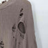 ザラ ZARA ダメージ加工 ニット メンズ import:L