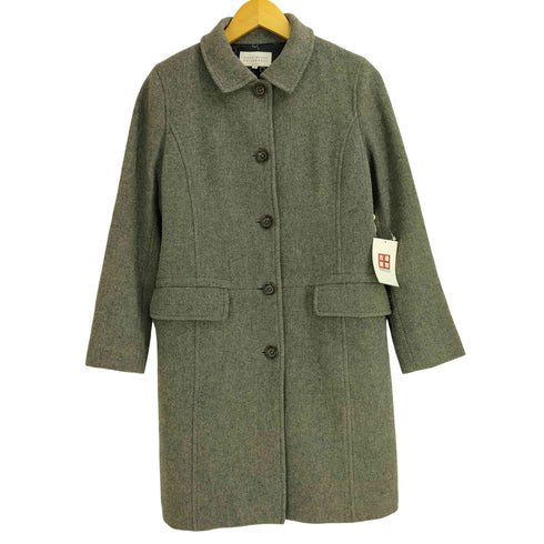 マッキントッシュフィロソフィー MACKINTOSH PHILOSOPHY ナイロン混 ウール クロップド ステンカラーコート レディース EUR:38