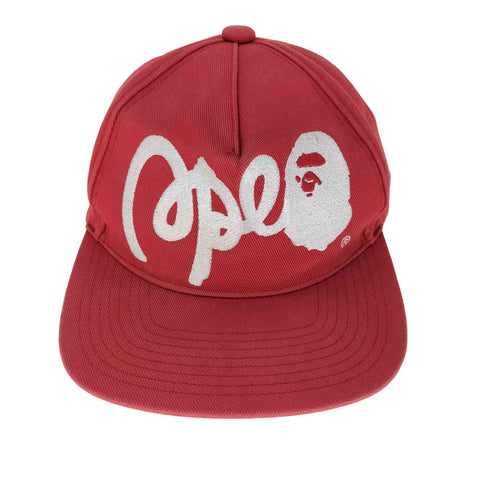 アベイシングエイプ A BATHING APE ロゴスナップバックキャップ メンズ FREE