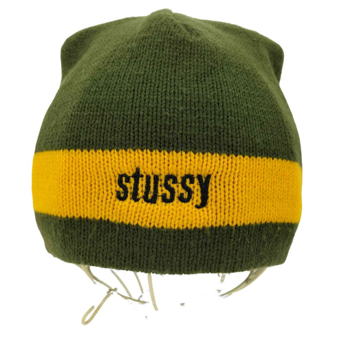 ステューシー Stussy 90S USA製 AUTHENTIC CAPS ビーニー メンズ