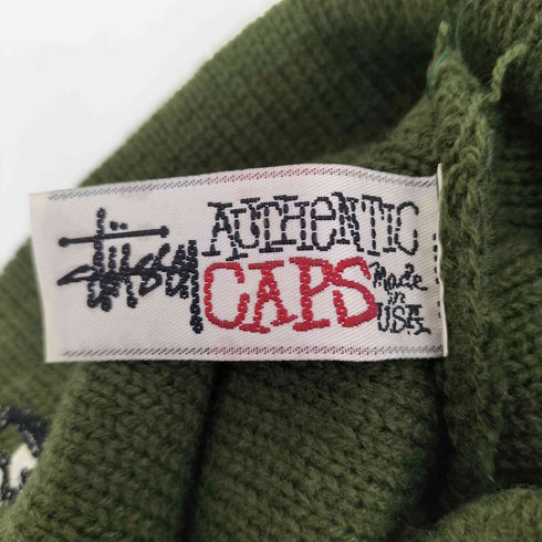 ステューシー Stussy 90S USA製 AUTHENTIC CAPS ビーニー メンズ