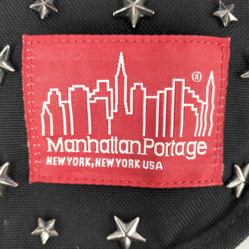 マンハッタンポーテージ Manhattan Portage 星 スタッズ ミニメッセンジャーバッグ メンズ