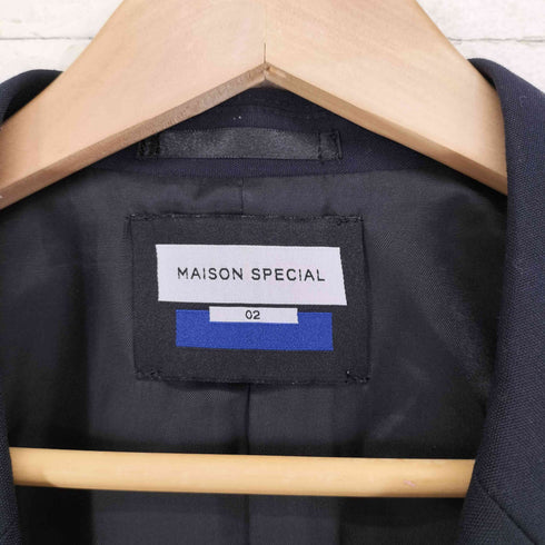メゾンスペシャル MAISON SPECIAL 21AW CORDURA Wool Prime-Over Gold Button Double Blazer メンズ 02