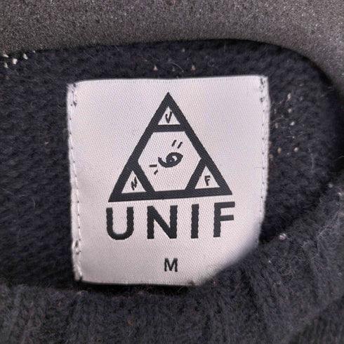 ユニフ UNIF ロゴ デザイン ウール ニット レディース import:M