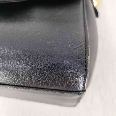 ミラショーン mila schon ロゴエンボス レザーミニショルダーバッグ レディース