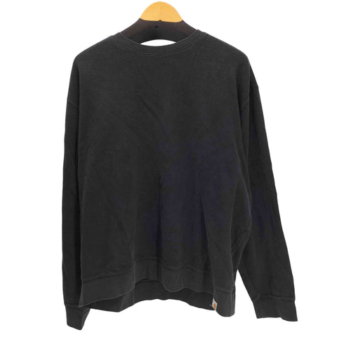 カーハート Carhartt バングラデシュ製 US企画 リブ編み クルーネック プルオーバー スウェット エルボーパッチ メンズ import:XL