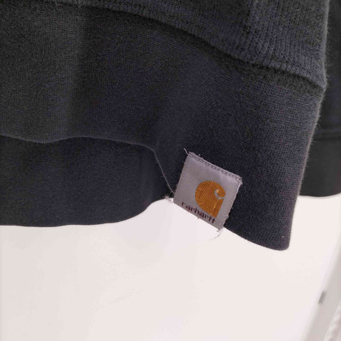カーハート Carhartt バングラデシュ製 US企画 リブ編み クルーネック プルオーバー スウェット エルボーパッチ メンズ import:XL