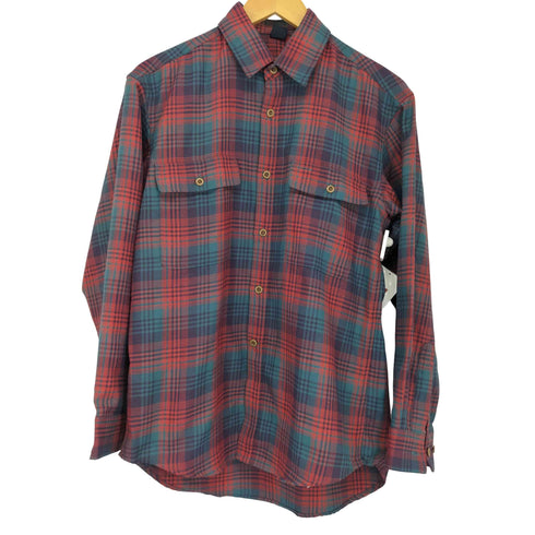 モンベル mont bell マドラスチェック フラップポケット L/S シャツ メンズ JPN:XS