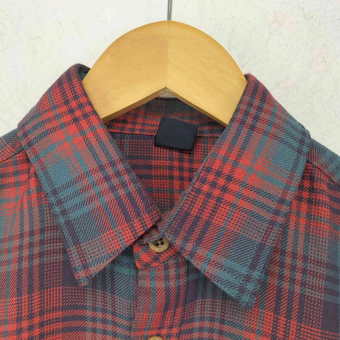 モンベル mont bell マドラスチェック フラップポケット L/S シャツ メンズ JPN:XS