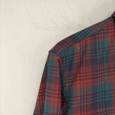 モンベル mont bell マドラスチェック フラップポケット L/S シャツ メンズ JPN:XS