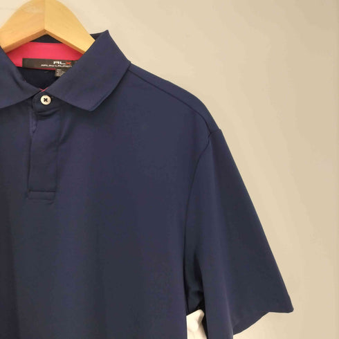 アールエルエックスラルフローレン RLX RALPH LAUREN ロゴ パッチ 2B S/S ポロシャツ メンズ import:M