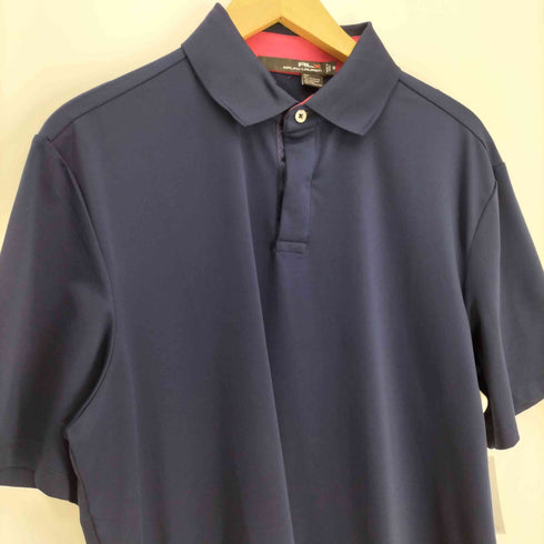 アールエルエックスラルフローレン RLX RALPH LAUREN ロゴ パッチ 2B S/S ポロシャツ メンズ import:M