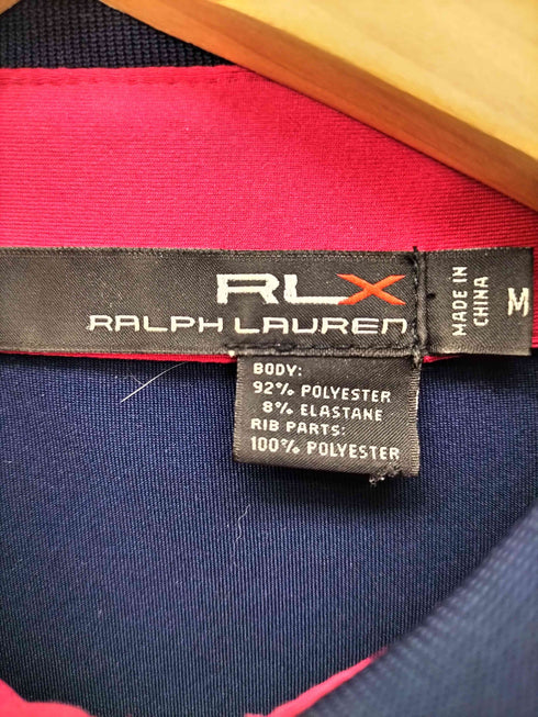 アールエルエックスラルフローレン RLX RALPH LAUREN ロゴ パッチ 2B S/S ポロシャツ メンズ import:M
