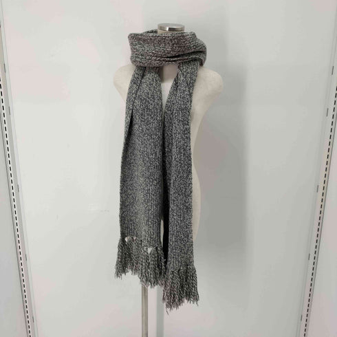 ボスヒューゴボス BOSS HUGO BOSS ロゴプレート フリンジマフラー メンズ