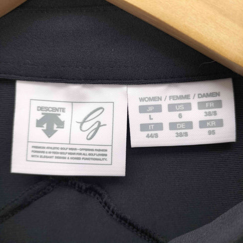 デサントゴルフ descente GOLF テクニスタトリコット ストレッチ L/S ポロシャツ ゴルフウェア レディース import:L
