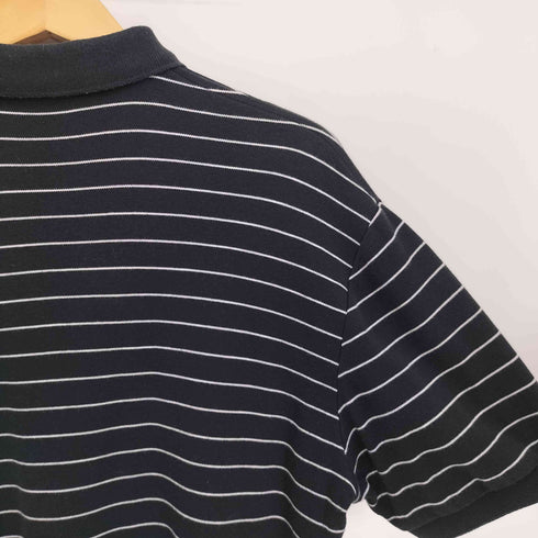 ポロバイラルフローレン Polo by RALPH LAUREN 90S ポニー刺繍 ボーダー S/S ポロシャツ メンズ import:S