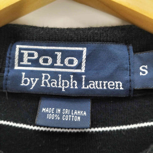 ポロバイラルフローレン Polo by RALPH LAUREN 90S ポニー刺繍 ボーダー S/S ポロシャツ メンズ import:S
