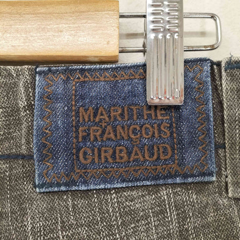 マリテフランソワジルボー MARITHE FRANCOIS GIRBAUD バックポケット刺繍 シャトルパンツ メンズ FR:38-40