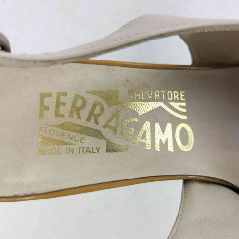 サルヴァトーレフェラガモ Salvatore Ferragamo ストラップ ヒール パンプス レディース 5 1/2
