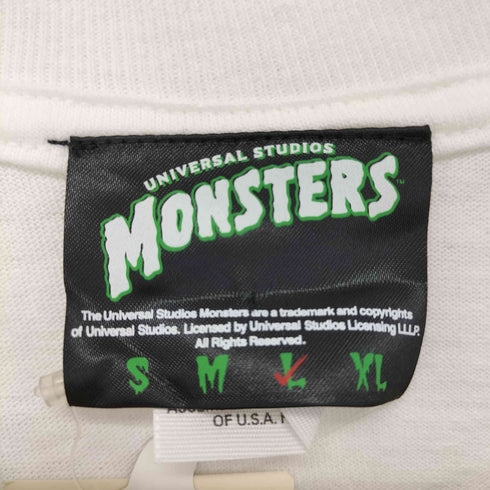 Monsters Frankenstein 両面プリント クルーネックTシャツ メンズ JPN:L