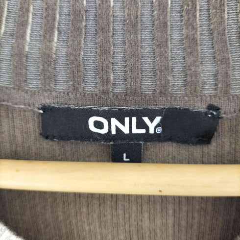 オンリー ONLY ダメージ加工ジップアップブラウス レディース import:L