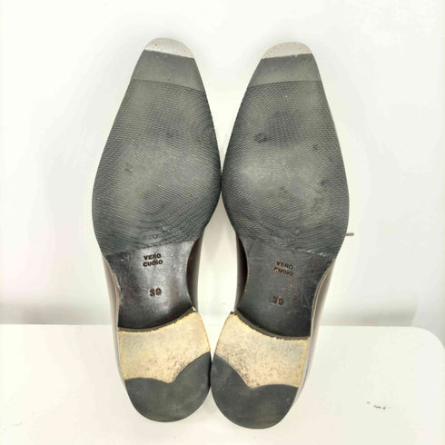 Zuo VERO CUOIO ホールカット レースアップ レザーシューズ レディース 24 1/2