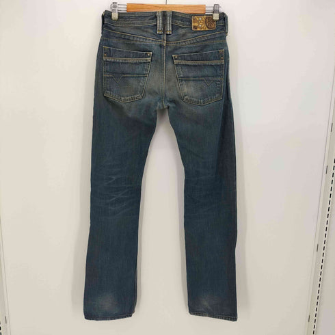 ディーゼル DIESEL 00s Y2K TIMMEN ボタンフライ ウォッシュド デニムパンツ ローライズ レディース W28 L32