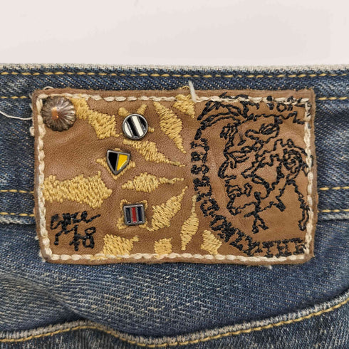 ディーゼル DIESEL 00s Y2K TIMMEN ボタンフライ ウォッシュド デニムパンツ ローライズ レディース W28 L32