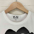 プレイコムデギャルソン PLAY COMME des GARCONS AD2009 ハートワッペン クルーネックTシャツ レディース M