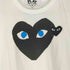 プレイコムデギャルソン PLAY COMME des GARCONS AD2009 ハートワッペン クルーネックTシャツ レディース M